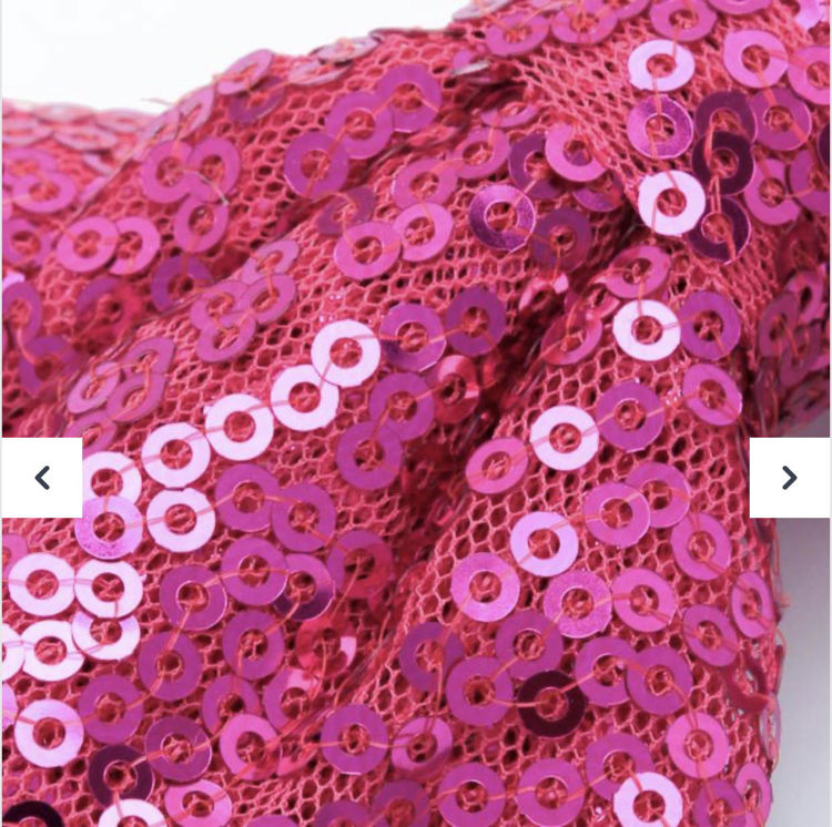 Picture of 6674 / 6747 LARGE SEQUIN BOW ON AN 8CM BEAK CLIP